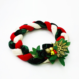 Tutoriel Romy Stan Zak Couronne de Noël en tissu